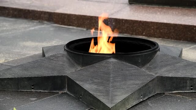 Eternal Flame - symbol of victory in World War II
