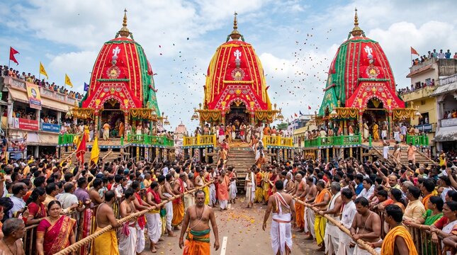 The Grand Rath Yatra Festival in Puri A Spectacle of Devotion and Culture