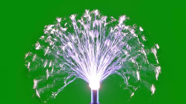 St Elmos Fire Flickering Electrical Discharge Green Screen