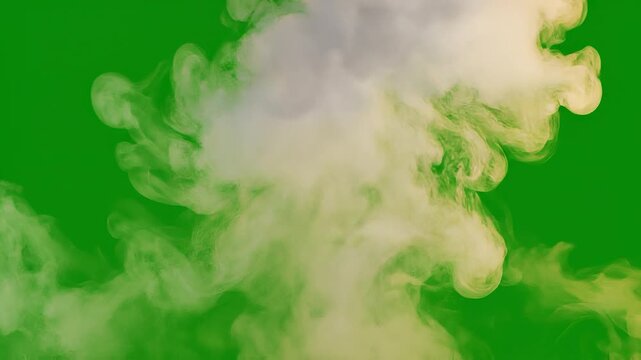 Soft Morning Mist Rising Vertically Isolated 4K 60fps