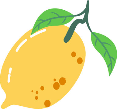 Simple natural plant vector illustration 