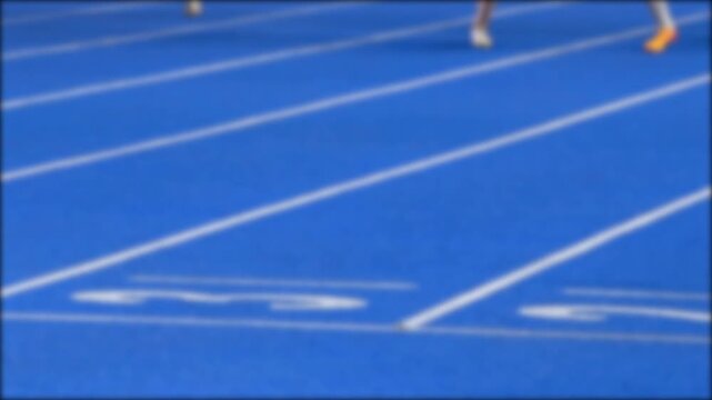 Blurred background of athletics competitions.