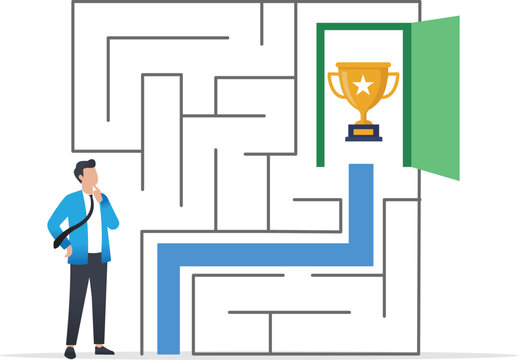 Achievement Trophy Maze