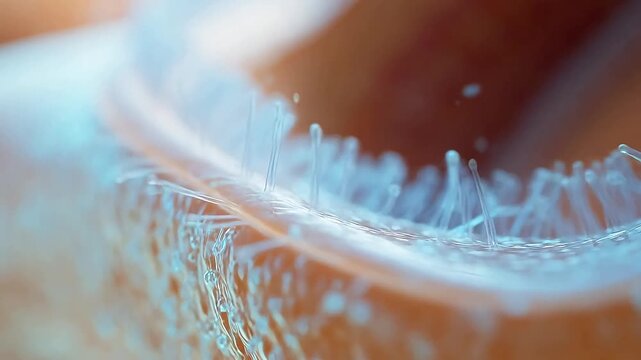 Nanoplastic Fiber Interception and Clearance by Respiratory Cilia