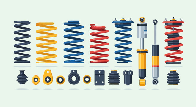 Automotive Suspension Parts: Springs, Shocks, and Components
