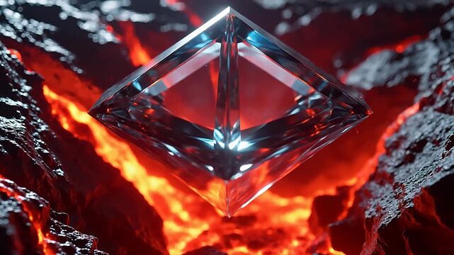 Diamond Genesis: Carbon Lattice Forging in Earth's Mantle