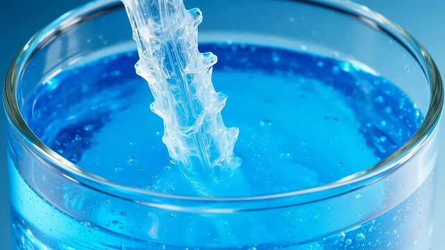 Chemical Garden: Silicate Colloidal Tubes Grow in Metal Salt Solution