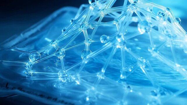 Nanoscale Water-Locking Network in Gel Face Mask
