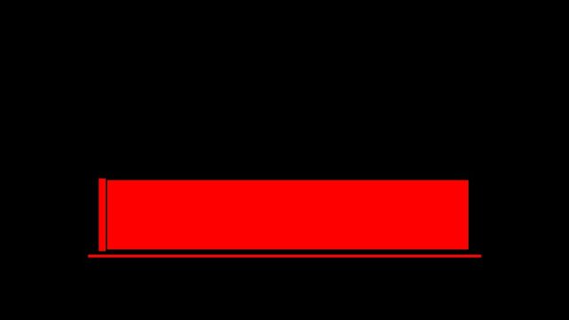 Modern red lower third animation with clean broadcast style for titles, promos, news, and corporate videos. Dynamic professional motion graphic overlay with alpha channel