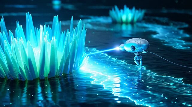 Nanobots Repair Mitochondrial Crest Damage in Vivid Biotech Animation
