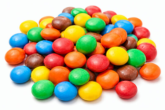 dragee candies on a white background close-up, empty space for text, template, photo background, layout, banner, food, snacks, candy, snack, healthy