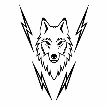 wolf head icon