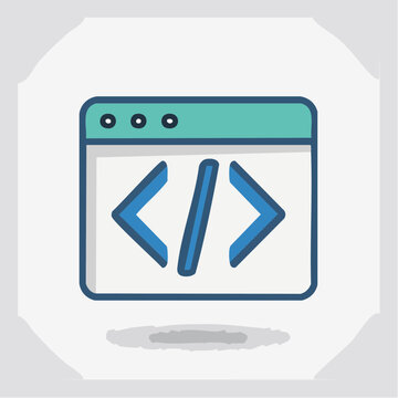 Coding and Programming Icon