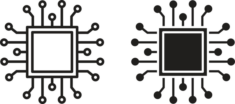Computer science icon design for signs, logo, apps or website