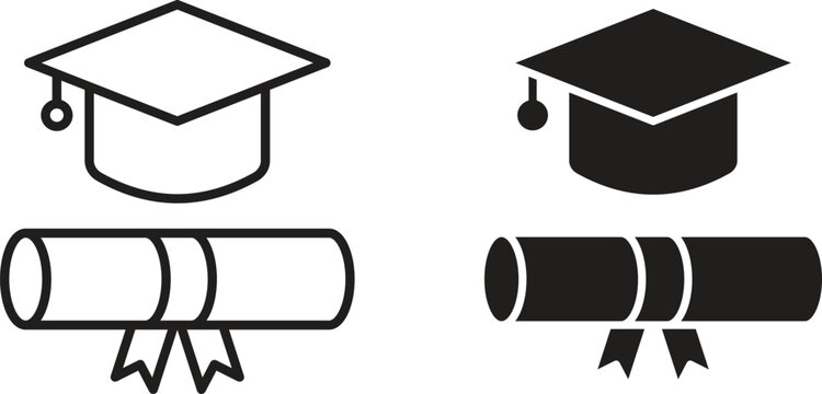Degree icon design for signs, logo, apps or website