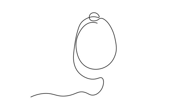 A minimalist depiction of a urinal &mdash; its oval basin, flush button, and base captured in a sleek, functional form. common fixture restrooms, it embodies simplicity and utility. Self drawing animation