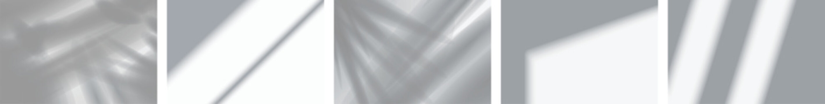 Abstract Shadow Overlay Set Soft Window Light and Blurred Shade Background Collection