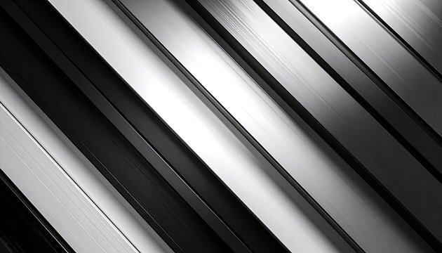 Abstract parallel lines with metallic sheen and shadow play