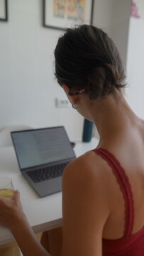 Aspiring developer immersed in crafting engaging content silently