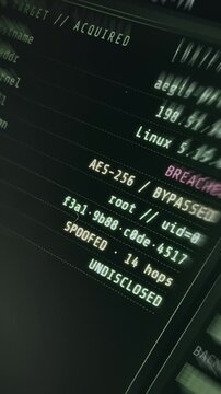 Futuristic hacker terminal representing ethical hacking concept
