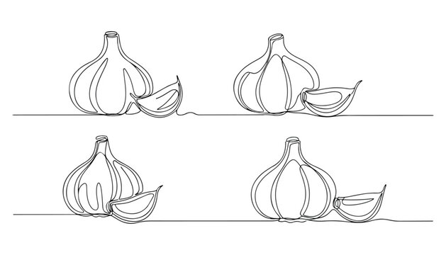 How To Draw Garlic Step By Step