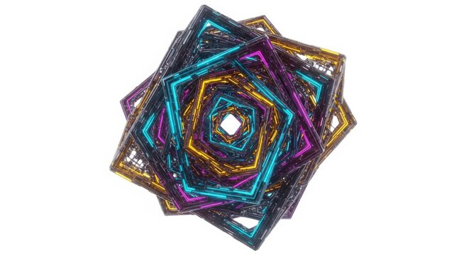 Quantum Computing Trophy with Hypercube Design