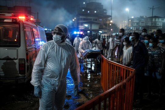 Nightfall's haunting echo as brave medics confront a deadly hemorrhagic fever surge