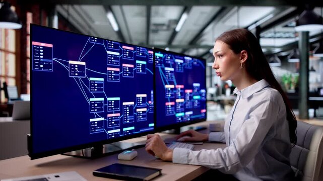 Business Analyst Working On Workflow Automation