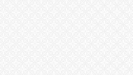 White grey Pattern Tile Background ethnic flower square pattern seamless © FRSVN