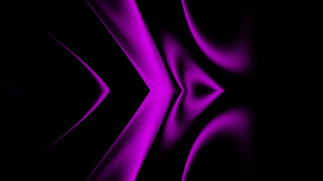 Pink neon arrow motion background with futuristic abstract light waves and digital tech animation