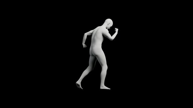 Mannequin figure model front view