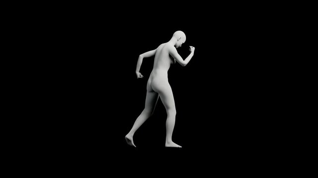 Mannequin standing front view