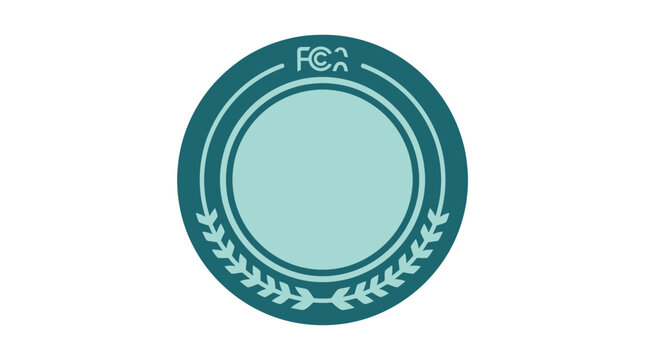 Clean Circular Emblem with FCA Logo