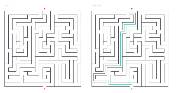 New Year's Day Maze for Kids - TPI