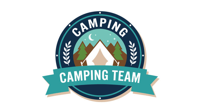 Camping Team Emblem