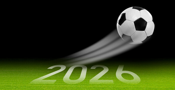 Fussball im Stadion zur Fussball Meisterschaft 2026