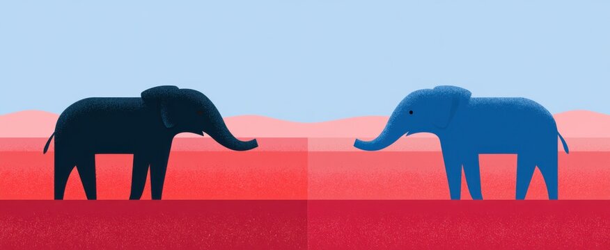 Concept of politics and the tribal nature of political division as conservative and liberal ideologies representing distinct social and economic paths divided