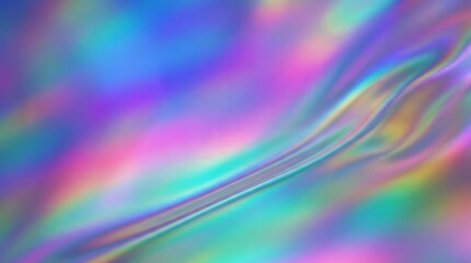 Obraz premium Colorful Abstract Wave Background Background Colorful Iridescent Wave Pattern Vibrant Texture. Concept featuring background, colorful, iridescent, wave, pattern for professional commercial design.