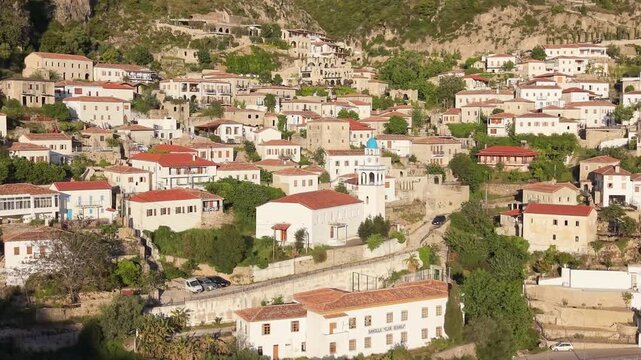 Amazing drone video of the village of Dh&euml;rmi in Southern Albania