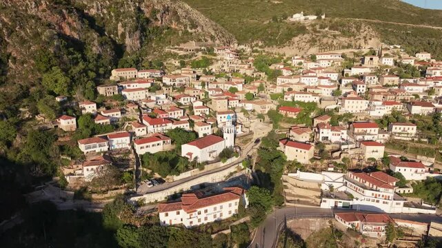 Amazing drone video of the village of Dh&euml;rmi in Southern Albania