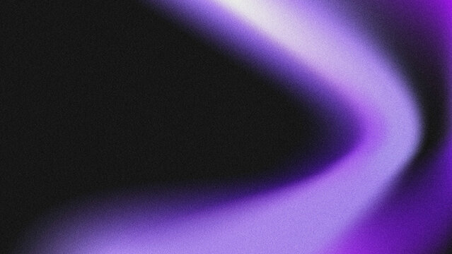 Abstract purple and black grainy gradient background with a soft, blurred wavy light effect.