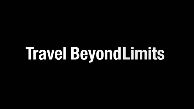 Bold Caption Text Animation
