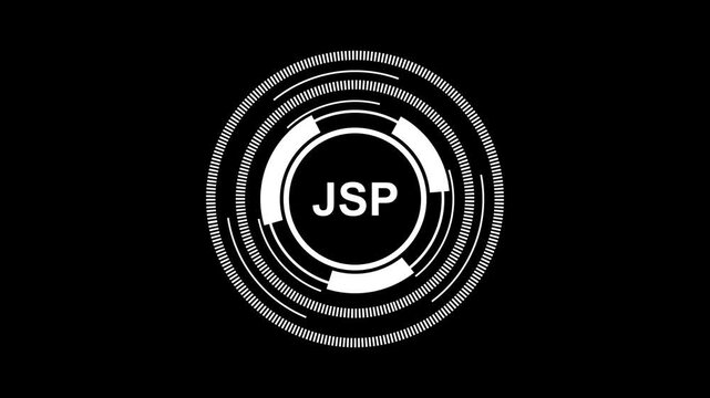 JSP &ndash; Futuristic HUD Interface Representing Java-Powered Dynamic Web Systems