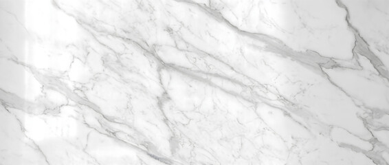 Obraz premium Marble background shows a gorgeous white polished stone surface with natural organic grey fracture lines