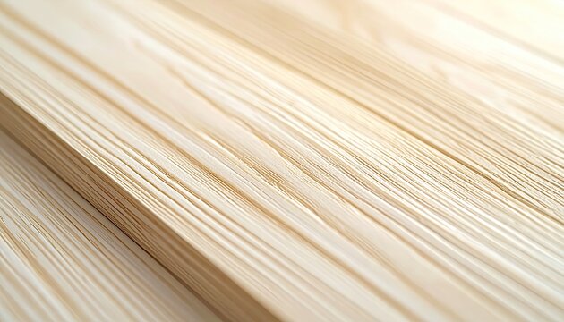 Close-up of Light Brown Wooden Planks with Natural Grain Texture.