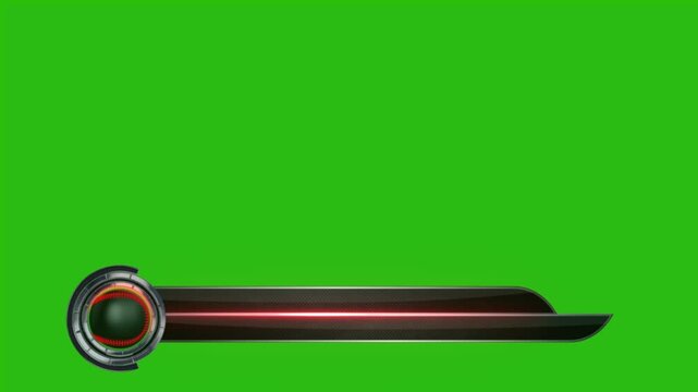 Sports News lower third animated title bar, suitable for sports news and other sports type video content
