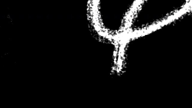 Old Damaged Film Background with grungy strokes on a black screen