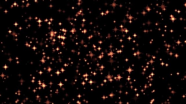 Glowing orange sparks, flying particles, dark background, abstract motion, fire embers