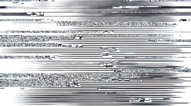 Horizontal scanlines glitch effect overlay, VHS screen lines, TV static interference pattern. Retro CRT monitor noise texture isolated on white. Motion blur speed stripes for video transition effects.