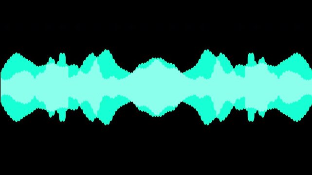 Colorful audio waveform spectrum animation.Spectrum audio animation, Wave form Audio Isolated on background. Audio spectrum wave effect, waveform beats.